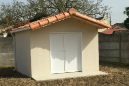 Abri de jardin Indépendant béton enduit Par ABRIDIS